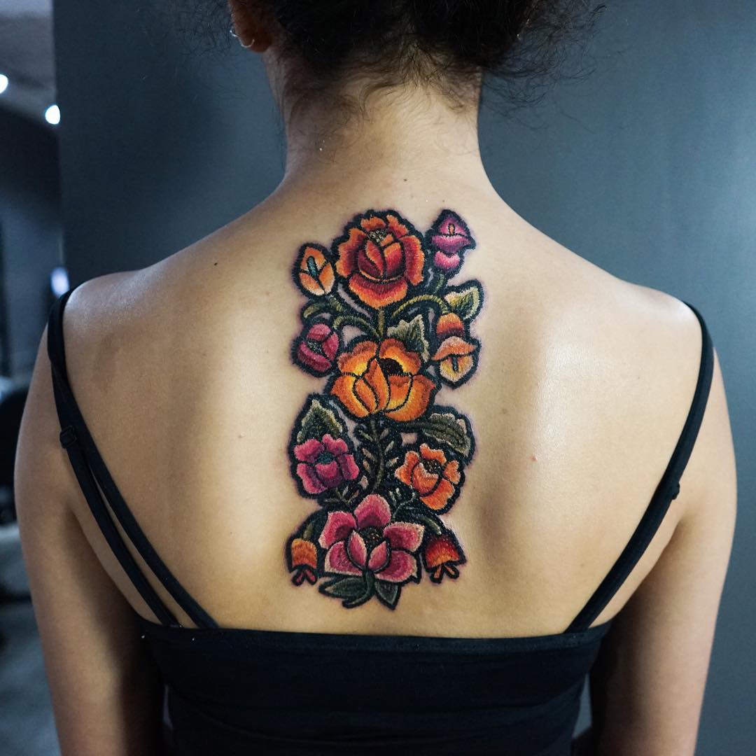 125 Best Flower Tattoos Body Tattoo Art