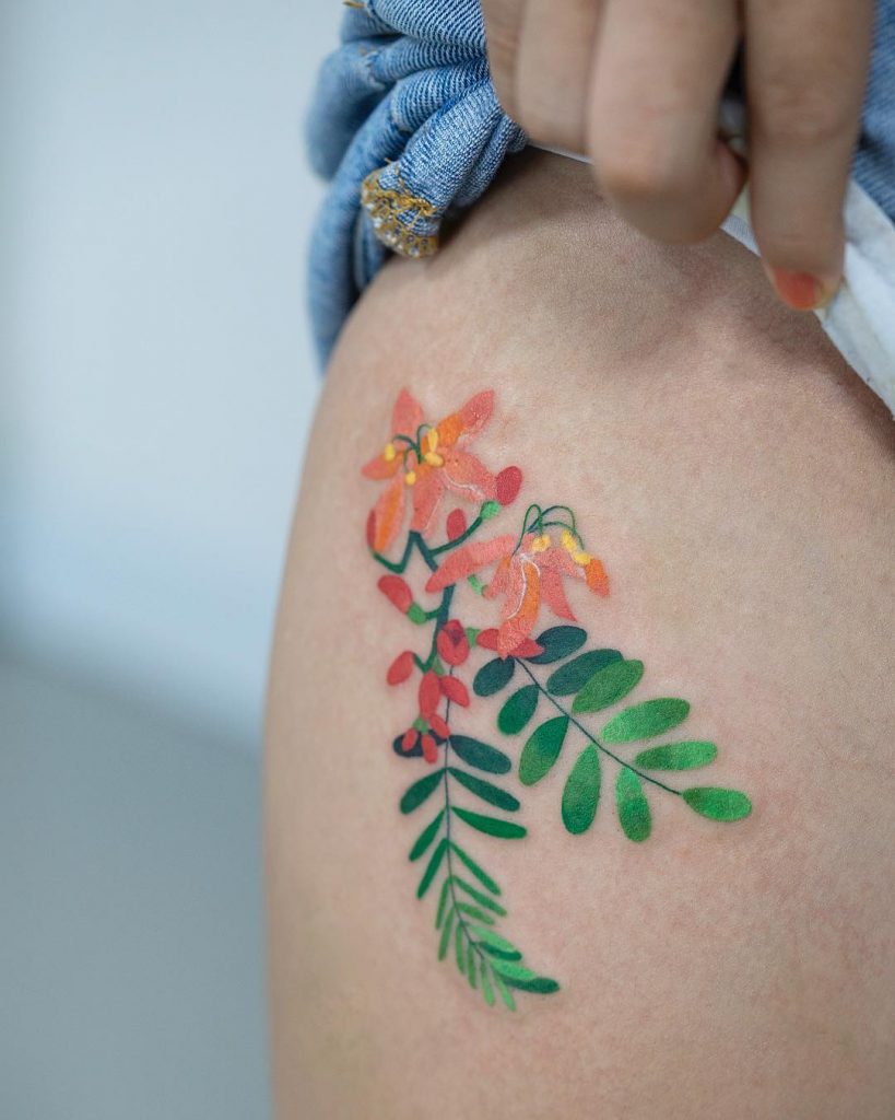 125 Best Flower Tattoos Body Tattoo Art