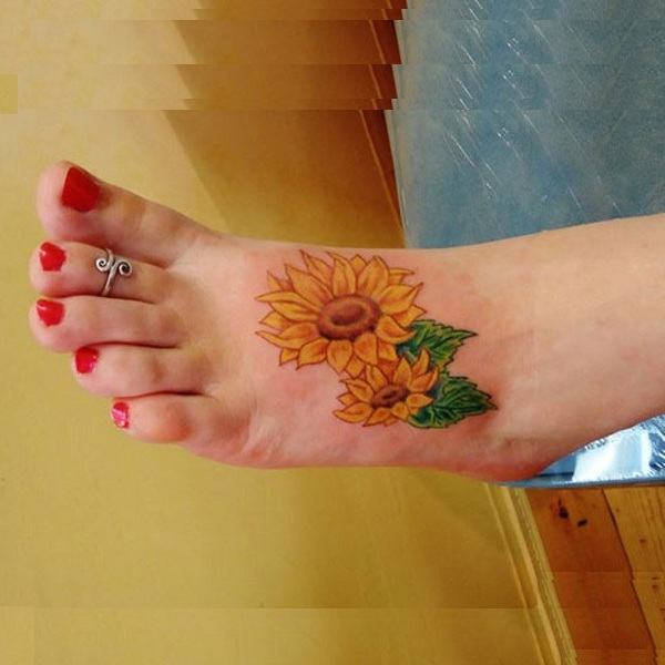 135+ Outstanding sunflower tattoos that will stunning around you - Body ...