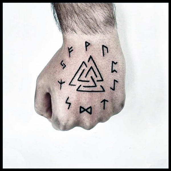 Hand tattoo viking Viking Tattoo