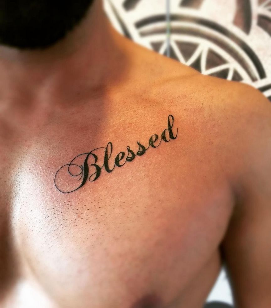 80+ Choose The Best Magnificently Designed Blessed Tattoos - Body