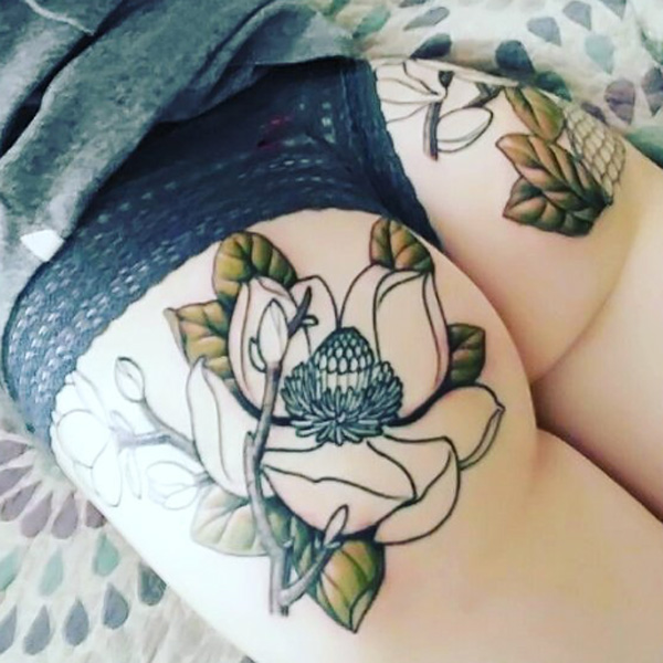 Tattoo On Her Asshole