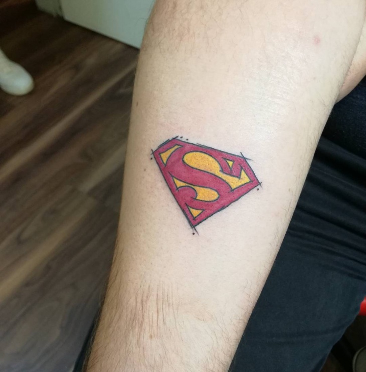 Superman Kids Tattoo.