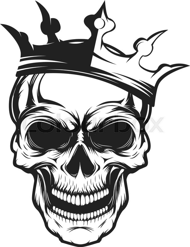 Skull Crown tattoo.