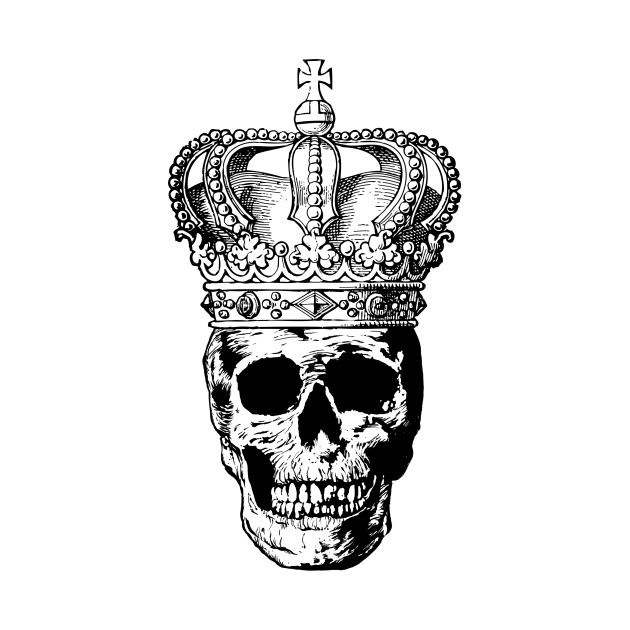 Skull Crown tattoo.