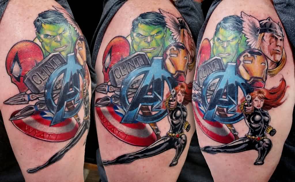 avengers tattoos 140