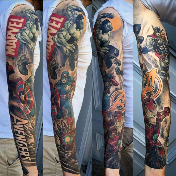 avengers tattoos 24