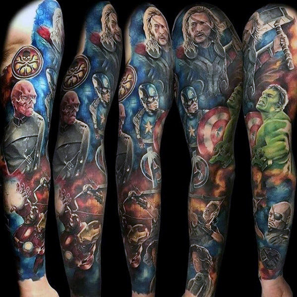 avengers tattoos 26