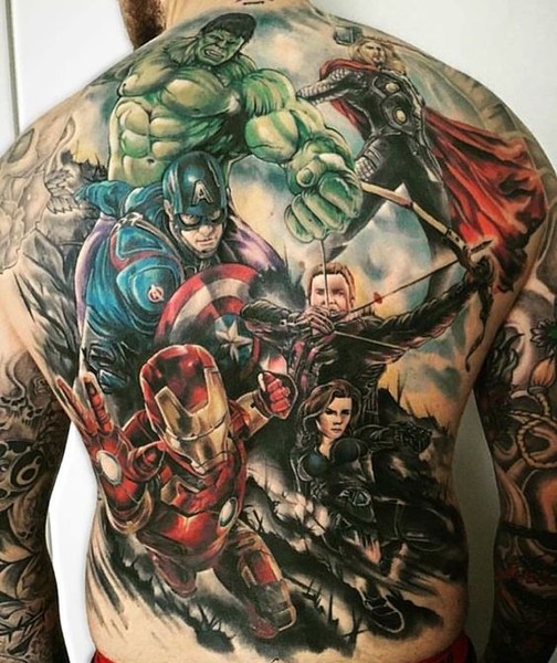 avengers tattoos 52