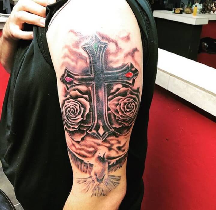 Best Top Rated Cross tattoos images for men - Body Tattoo Art