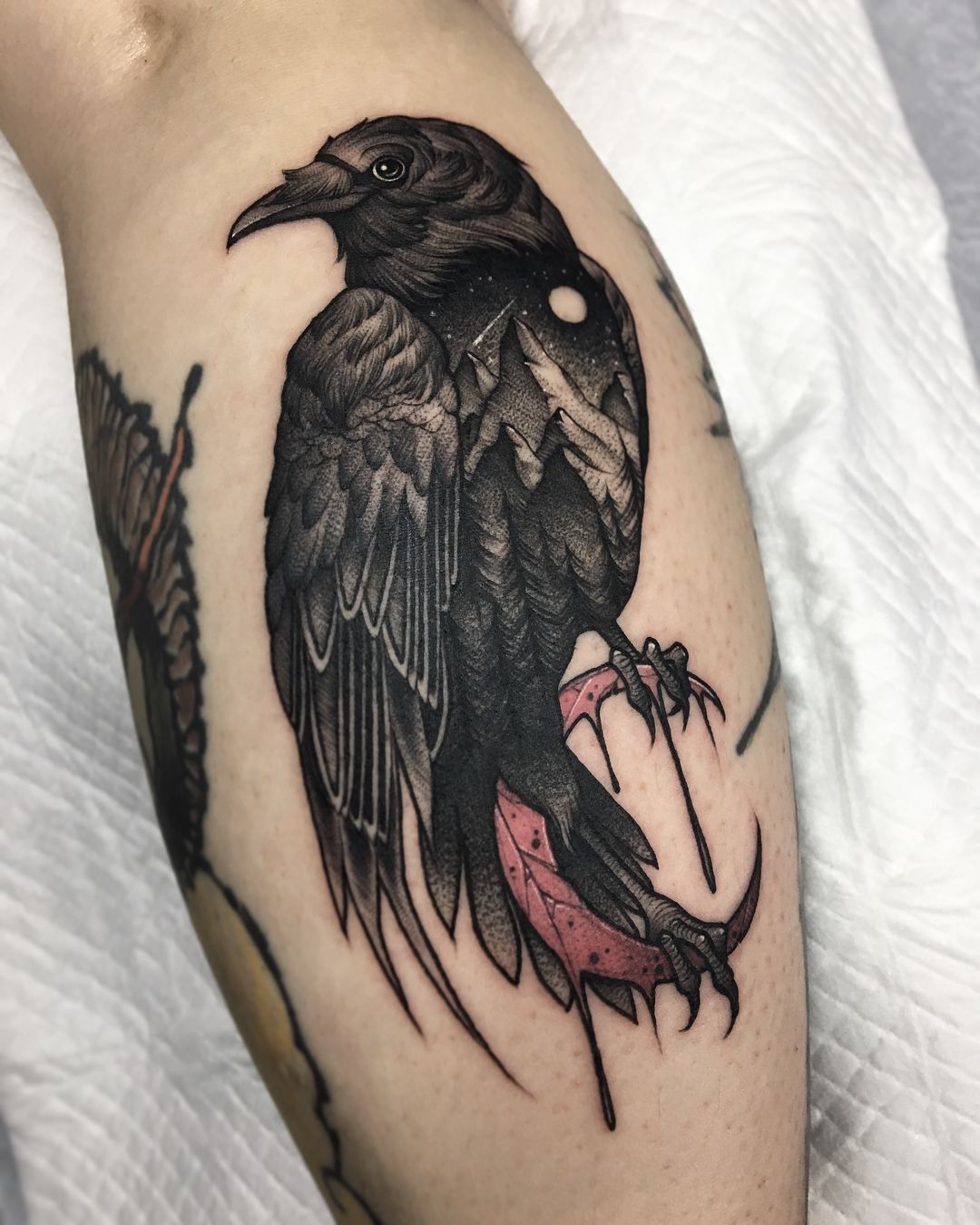 Crow Tattoo Art