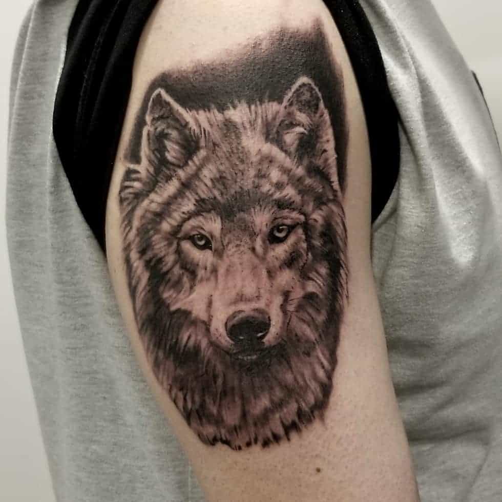 Astonishing and scaring wolf tattoo Images with their meaning - Body
