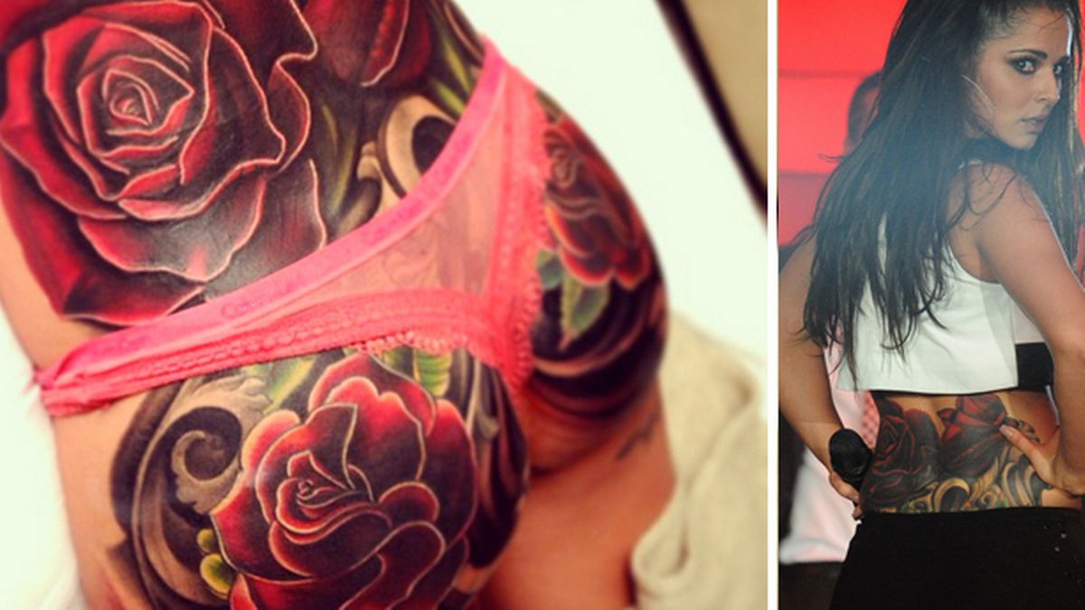Cheryl cole rose tatto