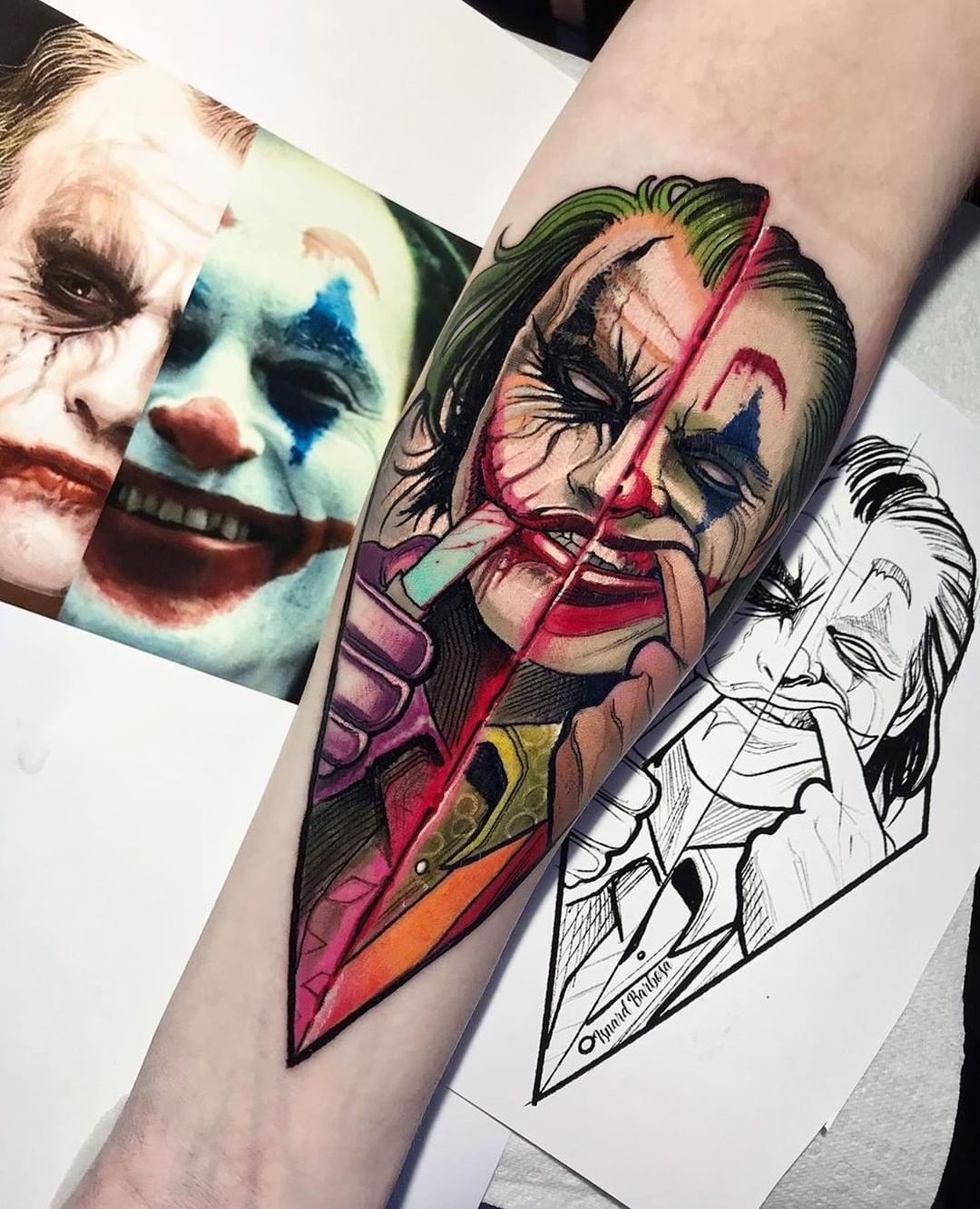 Featured image of post Tattoo Easy Joker Face Cd parmanent marker marker name