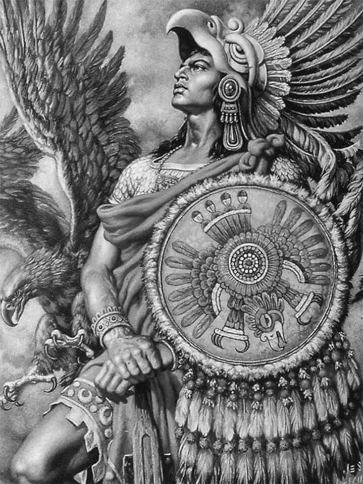 Modern Tattoo Ideas For an Aztec Warrior 