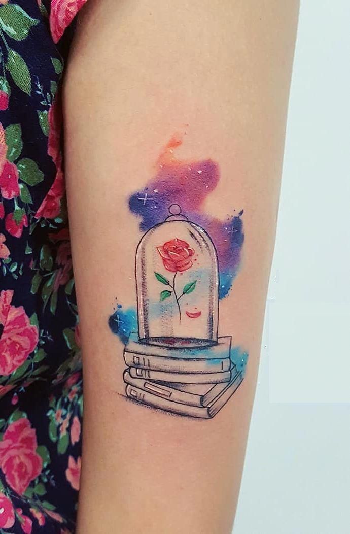 Beauty And The Beast Tattoo A Unique Story With A Tattoo Design To Match Body Tattoo Art