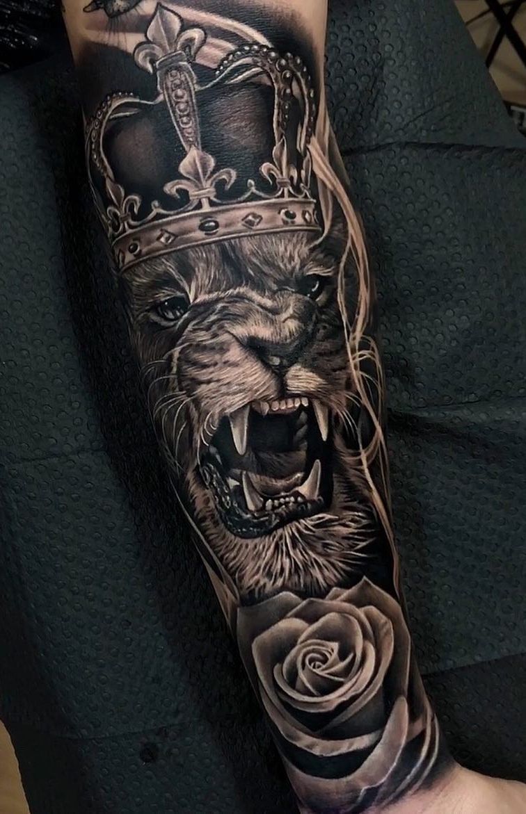 Thinking Of A Lion Forearm Tattoo A Few Things To Consider Body Tattoo Art
