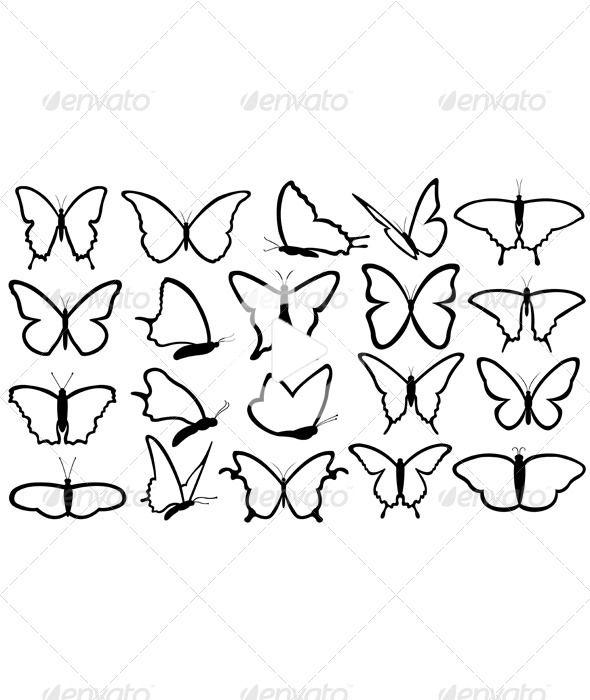 Simple Butterfly Tattoo Designs Are You Thinking Of A Coloring Error Body Tattoo Art Black ink outline dove tattoo. body tattoo art