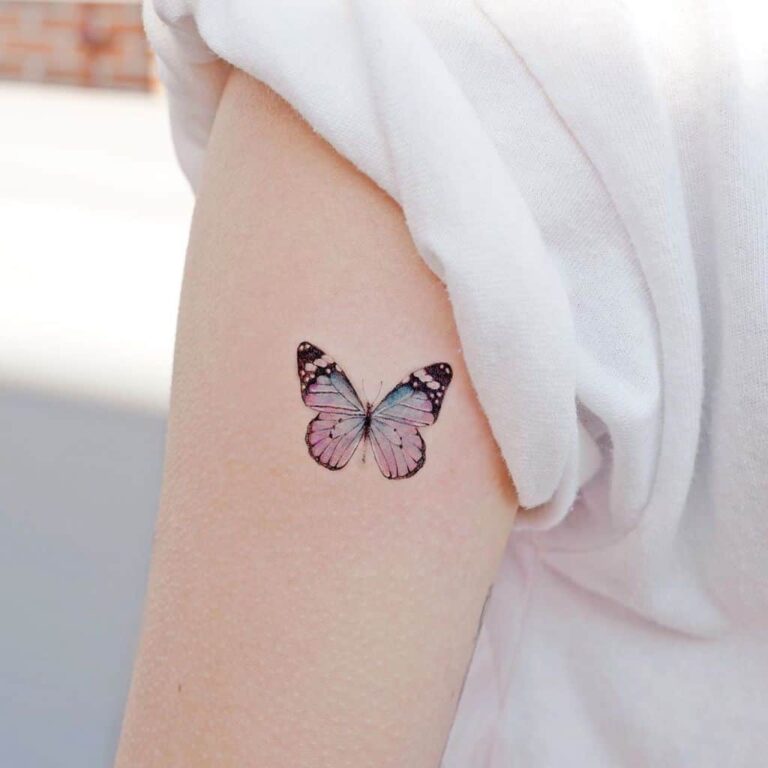 Simple Butterfly Tattoo Ideas - Body Tattoo Art