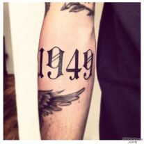 Tattoo Number Fonts - Body Tattoo Art