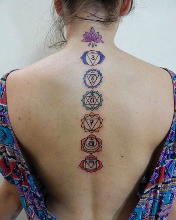 Chakra Tattoo Design A Symbolism Of The Spiritual Body Body Tattoo Art