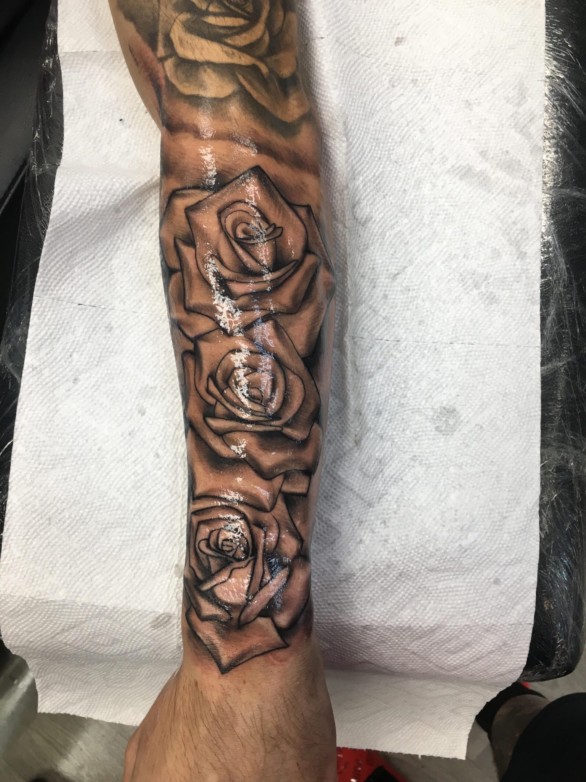 Rose Sleeve Tattoo Ideas - Body Tattoo Art