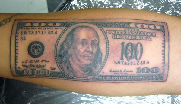 100 Dollar Bill Picture Design Ideas Are You Sure This Is What You Want Body Tattoo Art