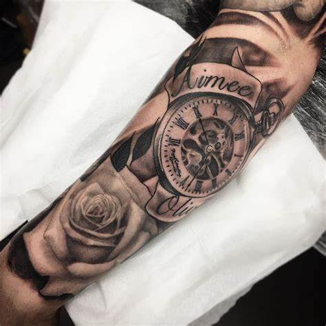Getting A Fancy Clock Tattoo Sleeve Body Tattoo Art