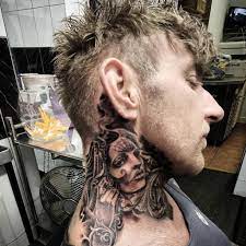 Gangster Neck Tattoos - Body Tattoo Art