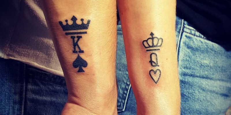 Small King and Queen Tattoos - wide 2