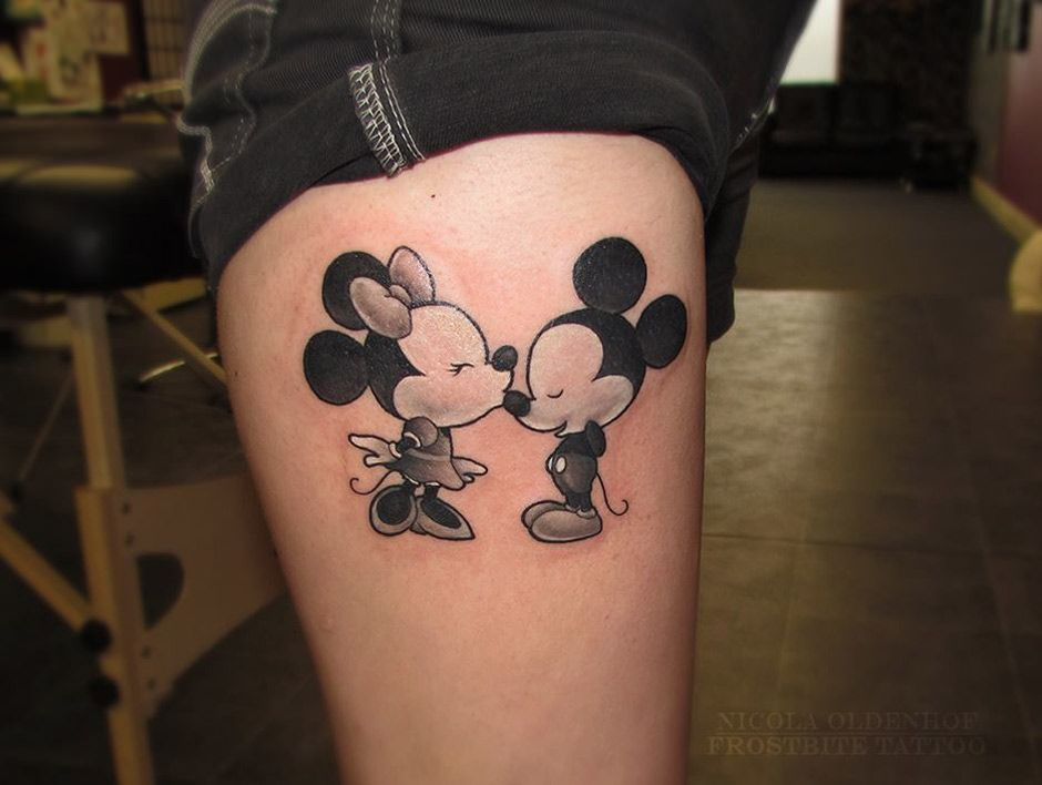 Best Mickey and Minnie Tattoo design Ideas - Body Tattoo Art