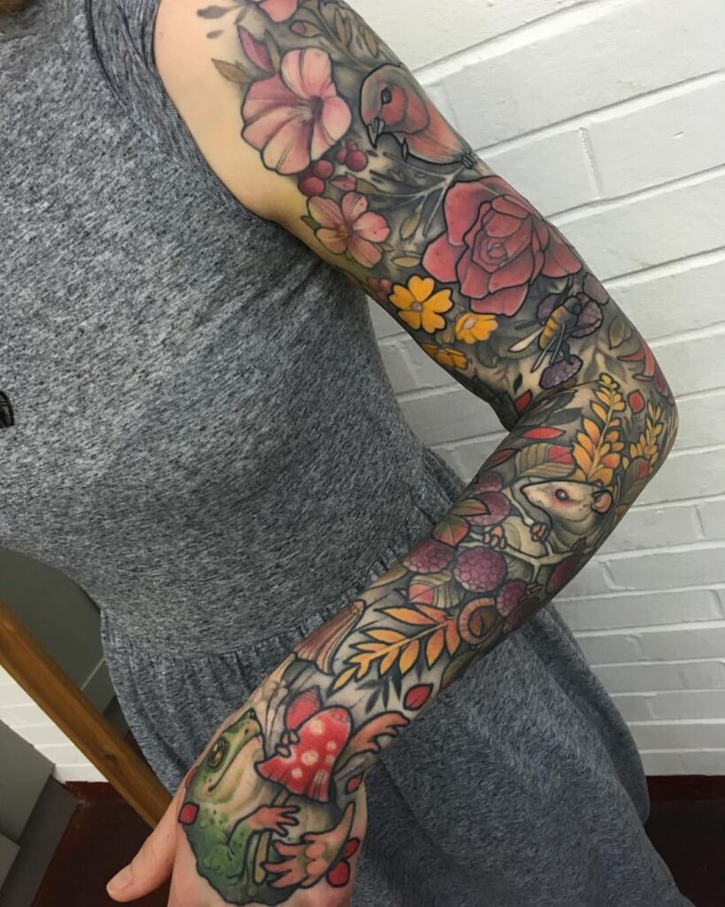 Nature Sleeve Image meaning - The Meaning of a Small Tattoo in Your ...