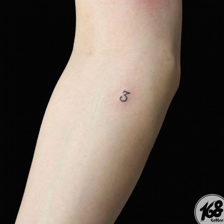 Popular Tattoos For Women - The Number 3 Tattoo - Body Tattoo Art