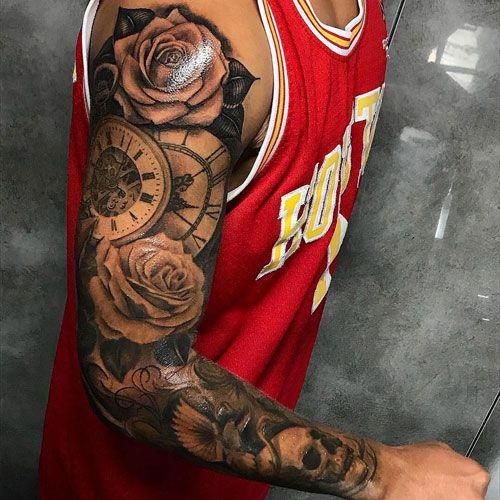 Upper Arm Sleeve Tattoo Ideas For Men 3 Of The Top Designs For A Modern Man Body Tattoo Art
