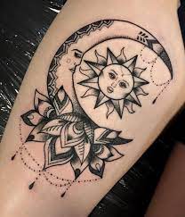 Meaningful Sun And Moon Tattoo Body Tattoo Art