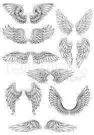 Angel Wings Outline Tattoo - Body Tattoo Art